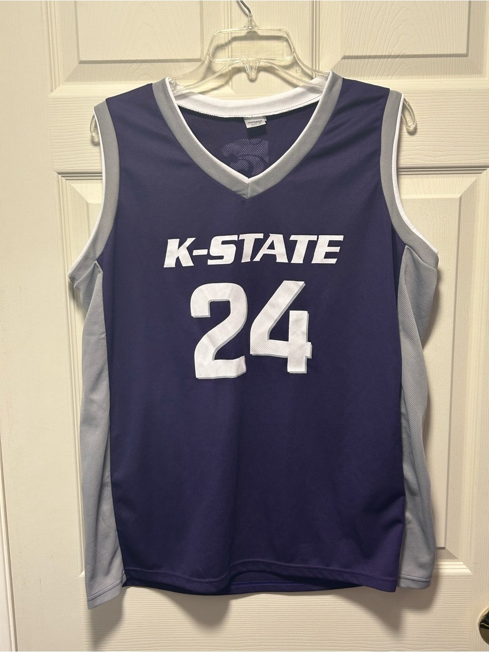 Kansas State Wildcats 2024 SGA Basketball Jersey XL Purple NCAA Big 12